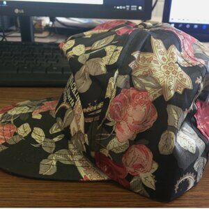 Baseball Cap Summer Hat Floral Paisley Roses Western Farm Trucker Ranch Ponoka